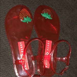 Katy Perry scented jelly sandals